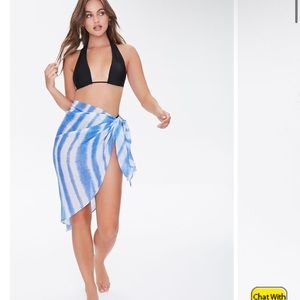 NWT Tie-Dye Swim Cover-Up Sarong